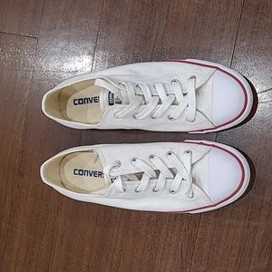 Womens white converse